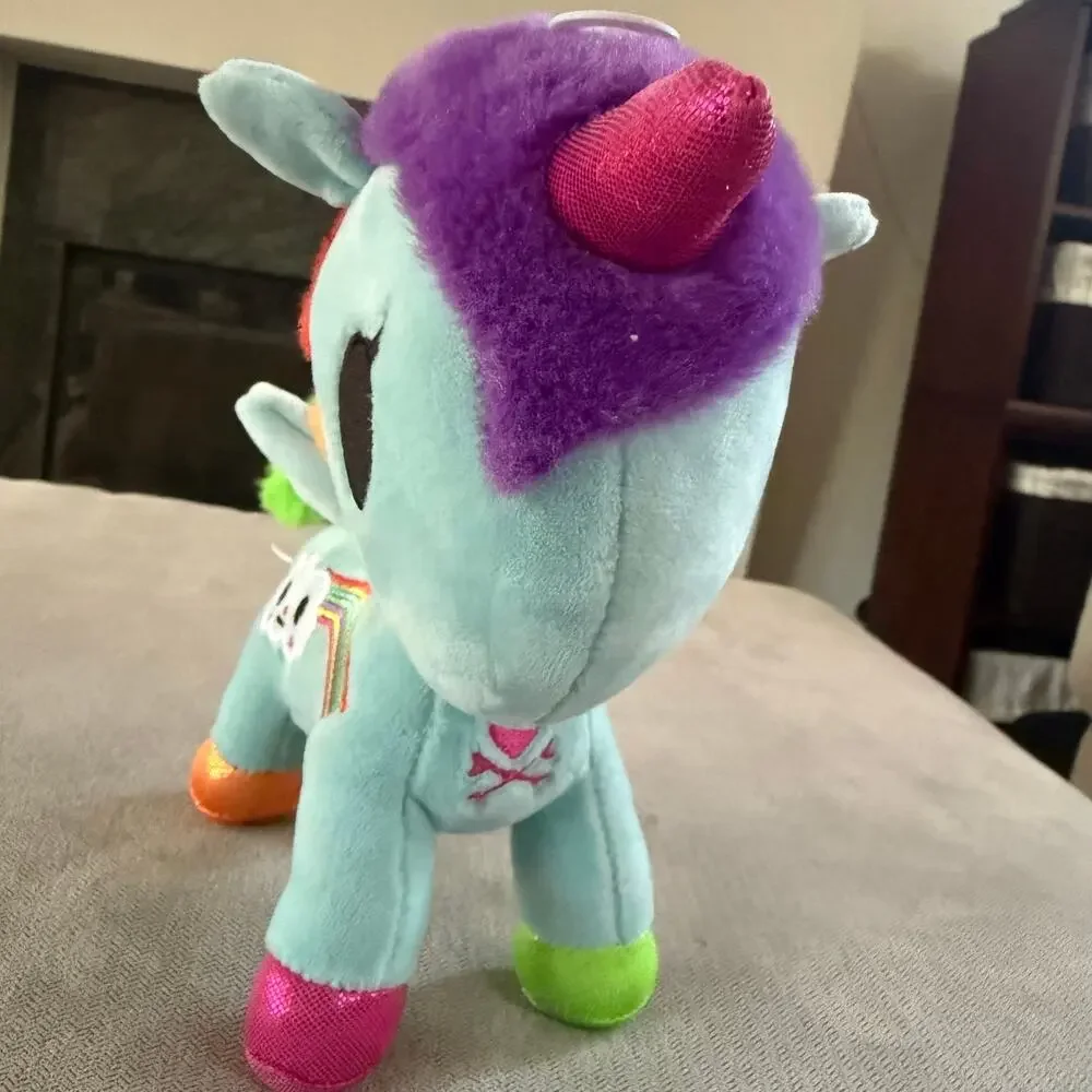 Tokidoki Unicorno Rainbow Unicorn Plush Blue Multicolor 7.5